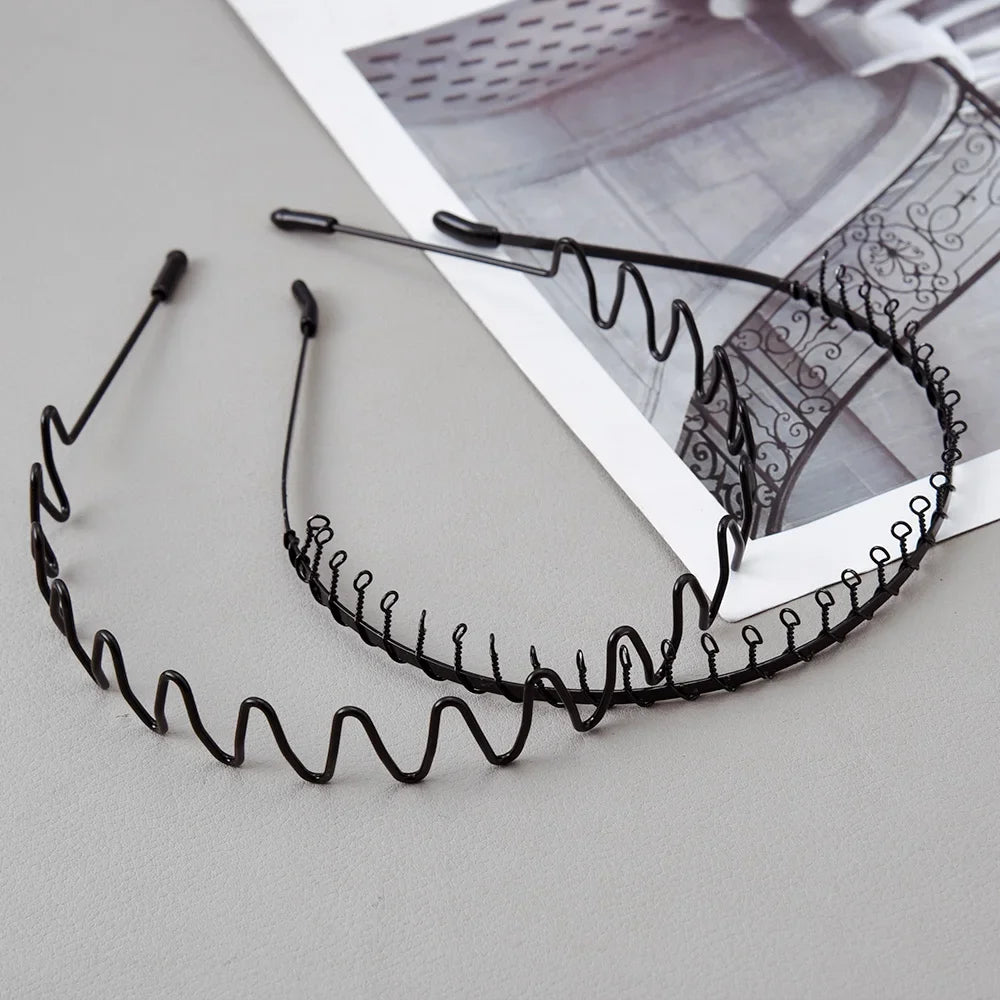 6/1PCS Fashion Metal Hair Band