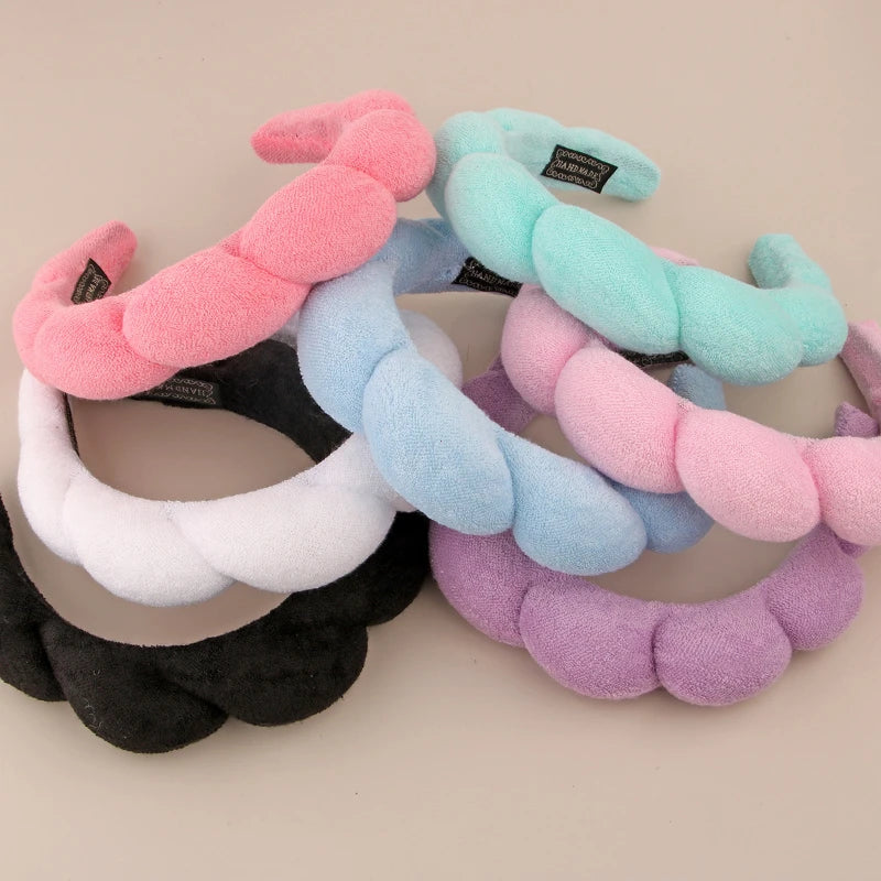 2025 Fashion Puffy Sponge Headband for Women & Girls