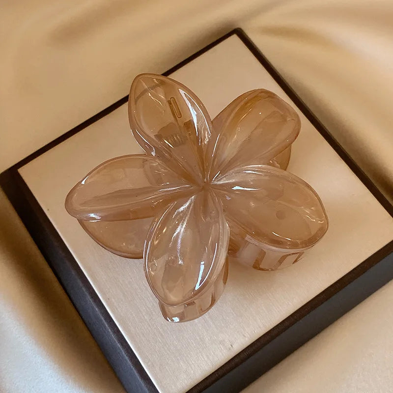 Large Flower Claw Clips