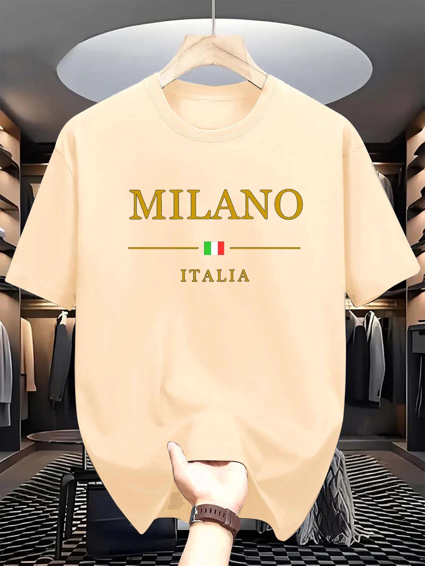 Men’s 100% Cotton Summer T-Shirt