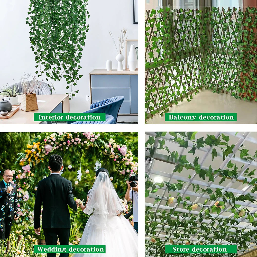 2/4/8/10M Artificial Ivy Garland