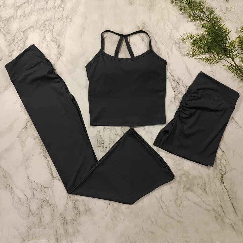 2-Piece Women's Yoga & Fitness Set – Sports Bra & Leggings