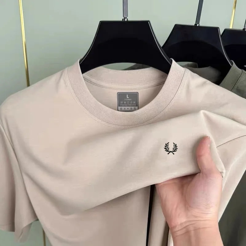 Luxury Cotton Men’s Seamless T-Shirt