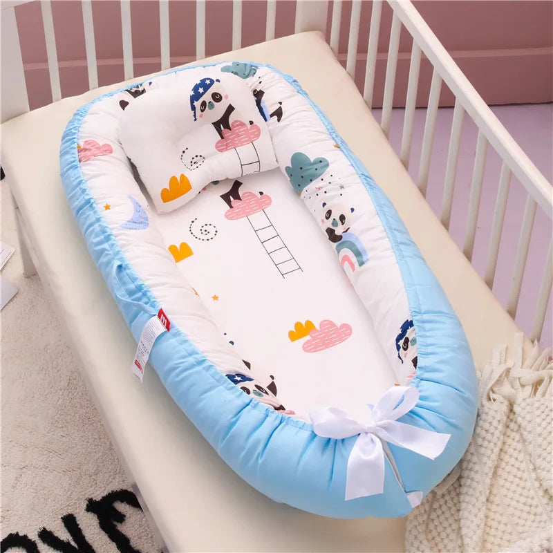 85×50cm Baby Nest Bed with Pillow