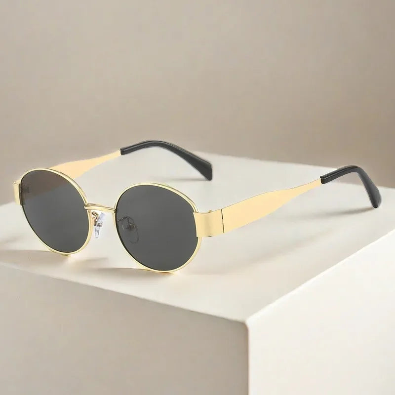2025 Advanced Metal Oval Sunglasses