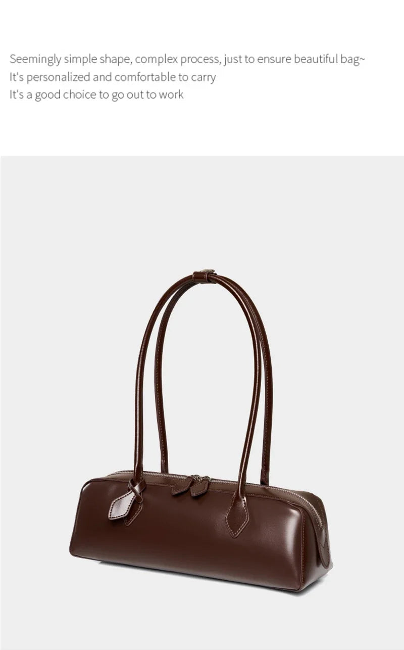 2025 New Genuine Leather Women’s Shoulder Bag