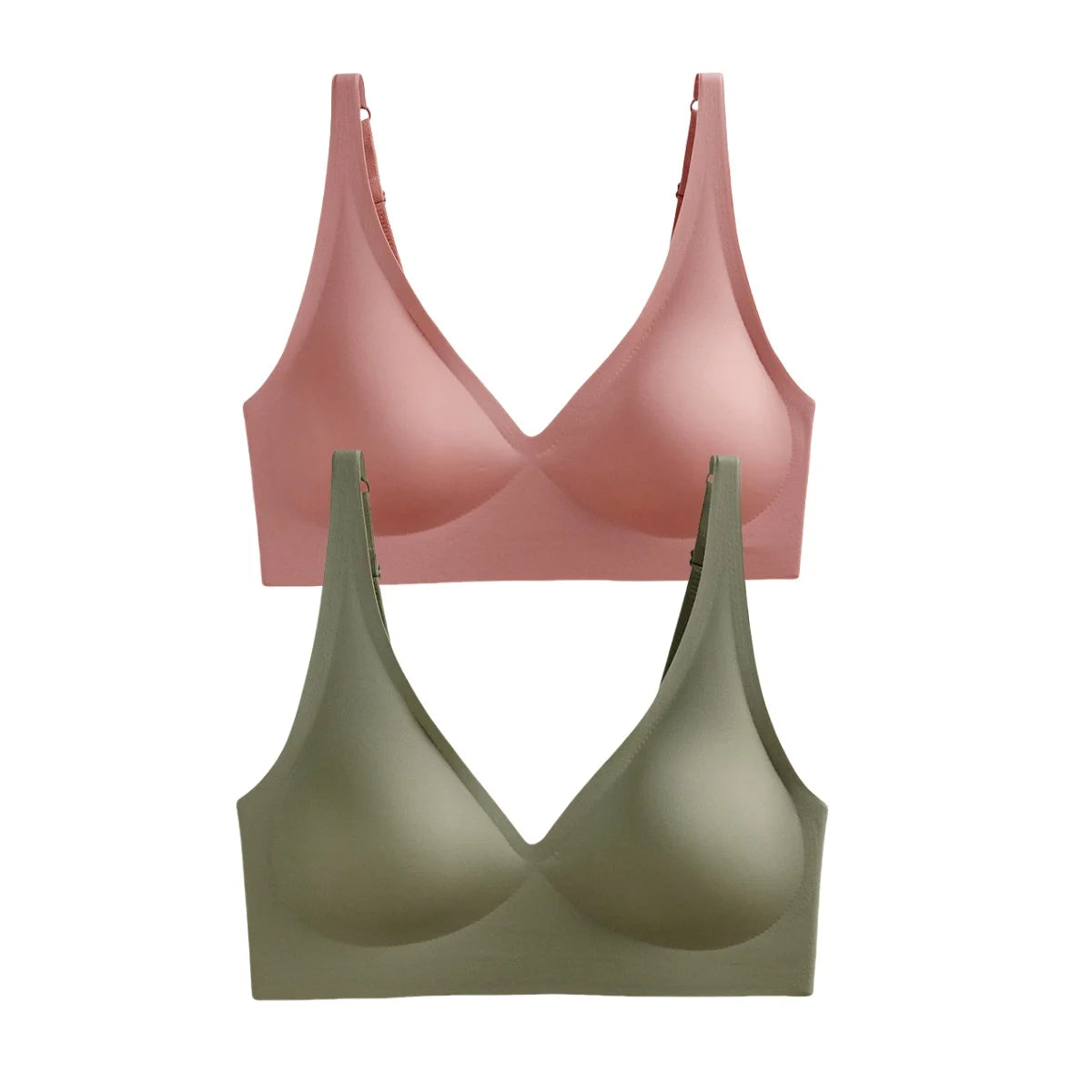 2Pcs/Set Seamless Wireless Bra