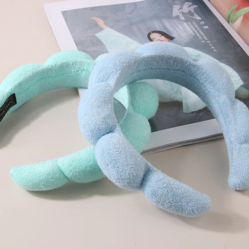 2025 Fashion Puffy Sponge Headband for Women & Girls