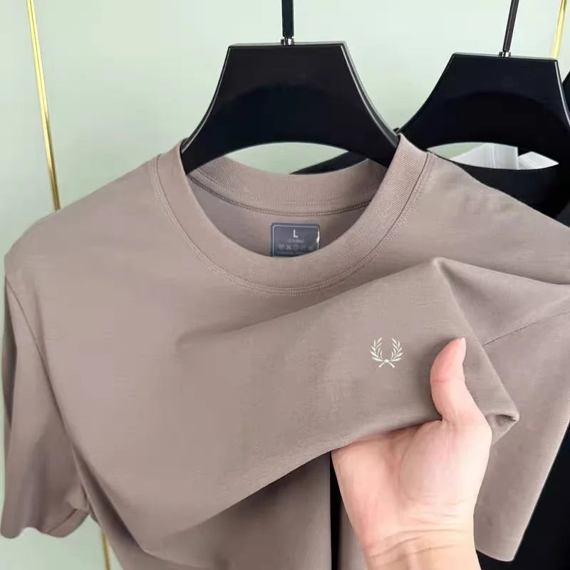 Luxury Cotton Men’s Seamless T-Shirt