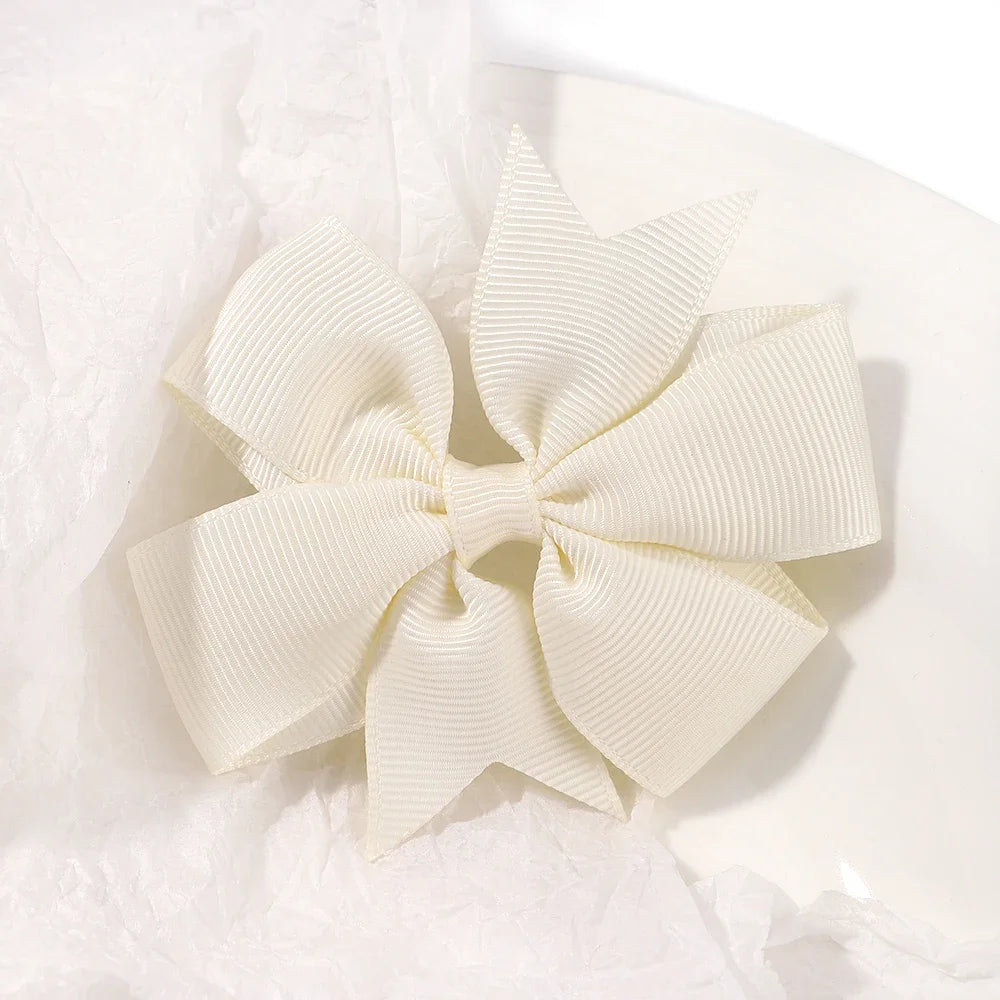 20/40PCS Candy Color Bow Hair Clip Set