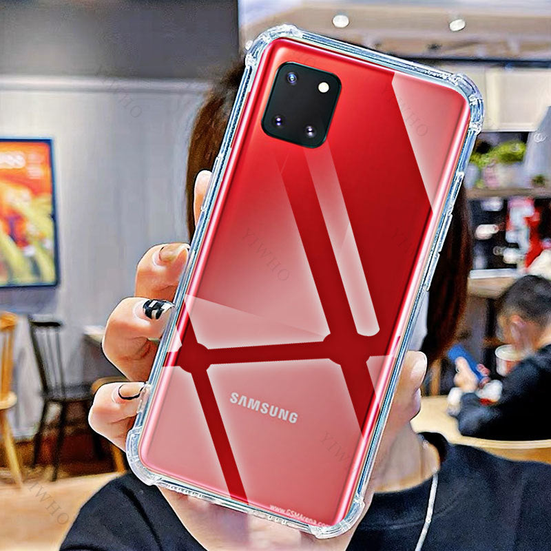 Clear Soft Phone Case for Samsung Galaxy Note10 Lite