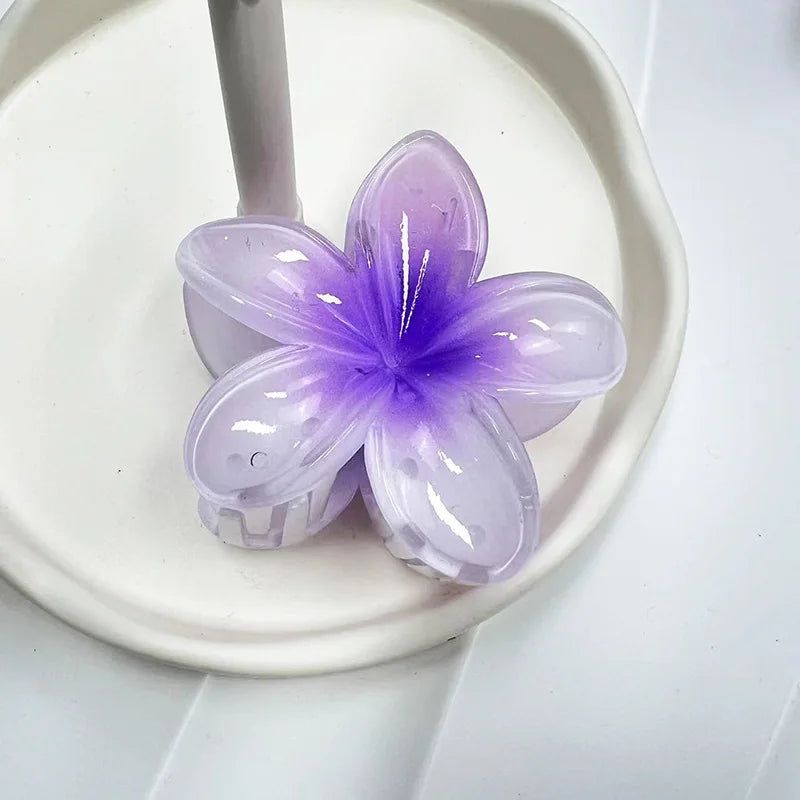 Large Flower Claw Clips