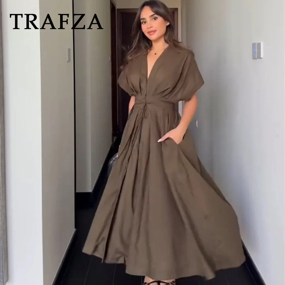 2025 Spring Summer Vintage Dress – Chic & Elegant Women’s Fashion