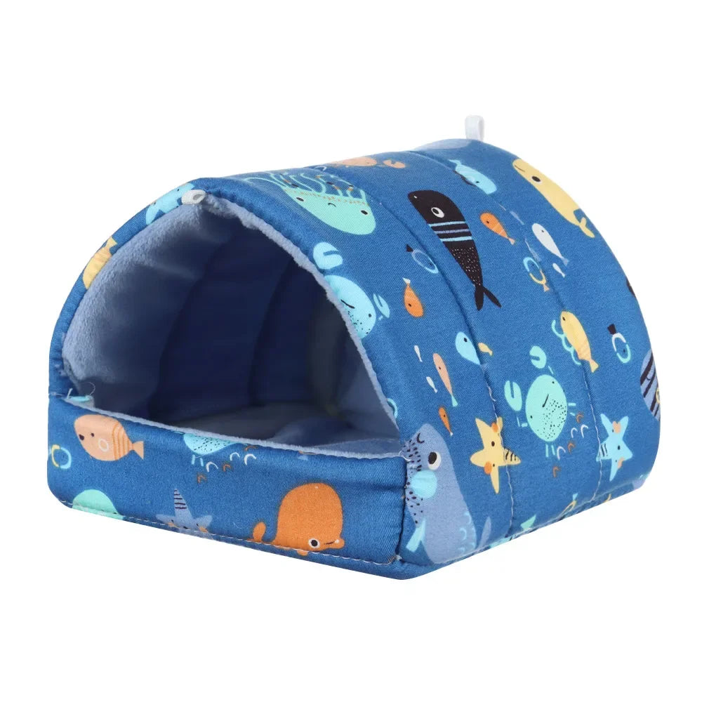 Winter Cartoon Animal Nest Bed
