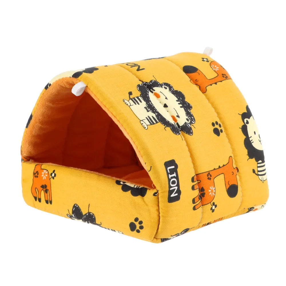 Winter Cartoon Animal Nest Bed