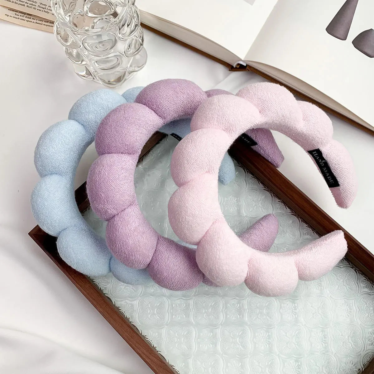2025 Fashion Puffy Sponge Headband for Women & Girls