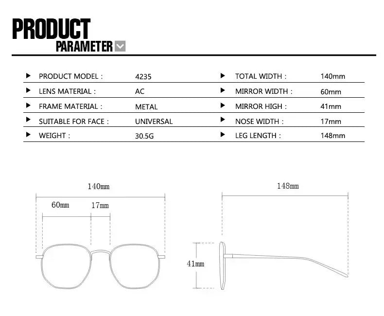 2025 Advanced Metal Oval Sunglasses