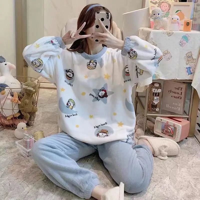 Winter Warm Pajama Set