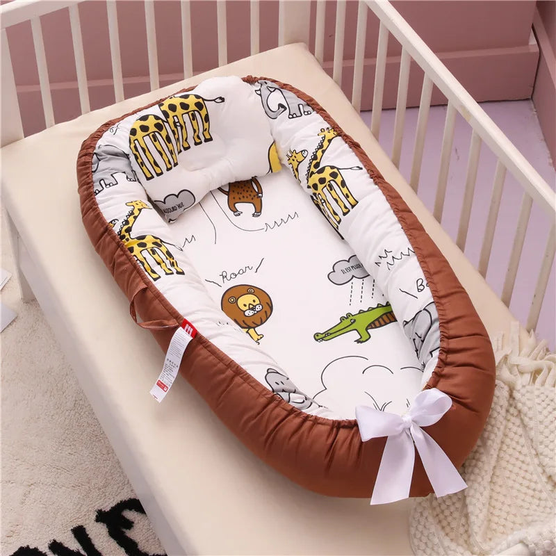 85×50cm Baby Nest Bed with Pillow
