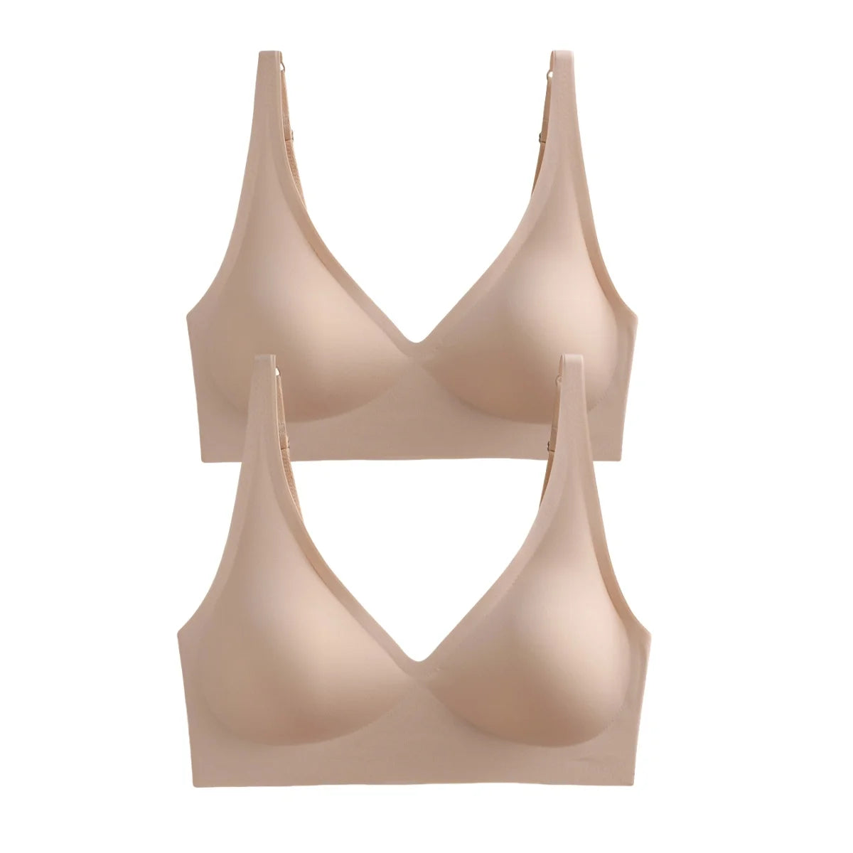 2Pcs/Set Seamless Wireless Bra
