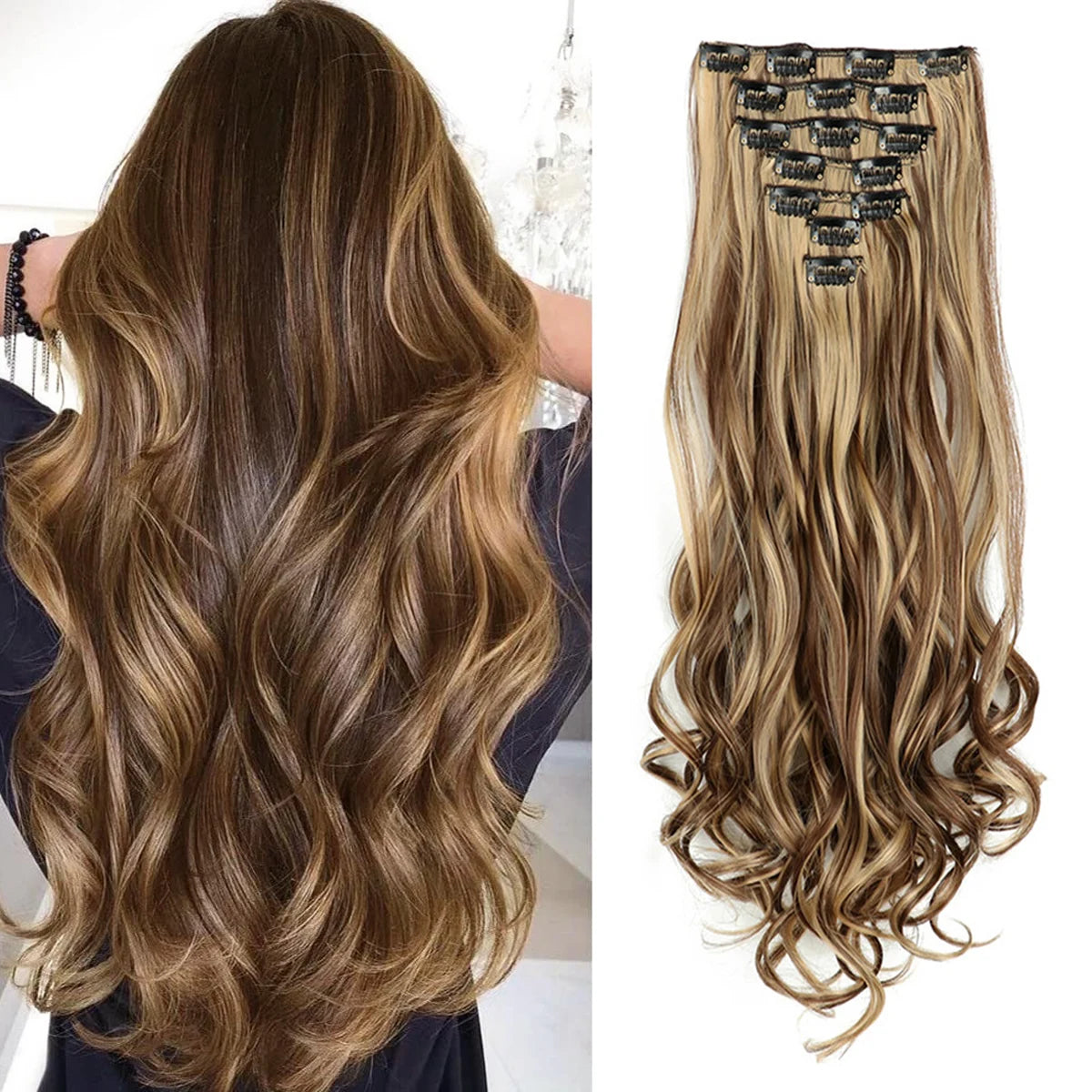 Clip-In Hair Extensions 7 PCS