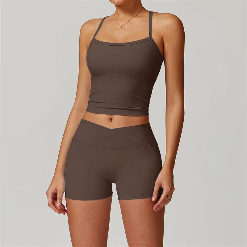 2-Piece Women's Yoga & Fitness Set – Sports Bra & Leggings