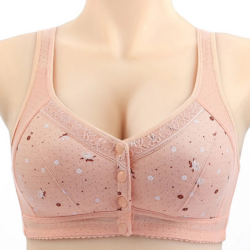 3Pcs/Set Front Closure Plus Size Bras
