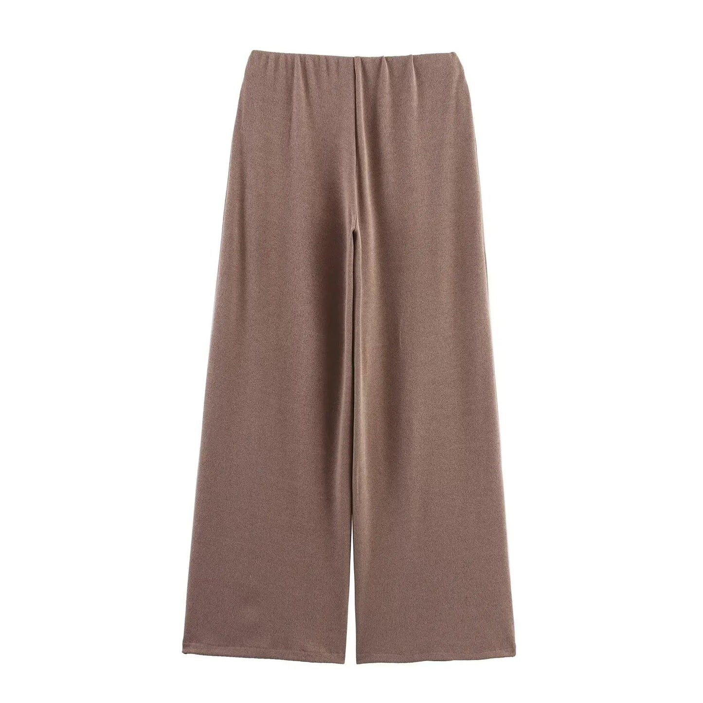 Summer New Women’s Two-Piece Set – Pin-Decorated Sleeveless Double-Breasted V-Neck Top & Mid-Waist Casual Pants