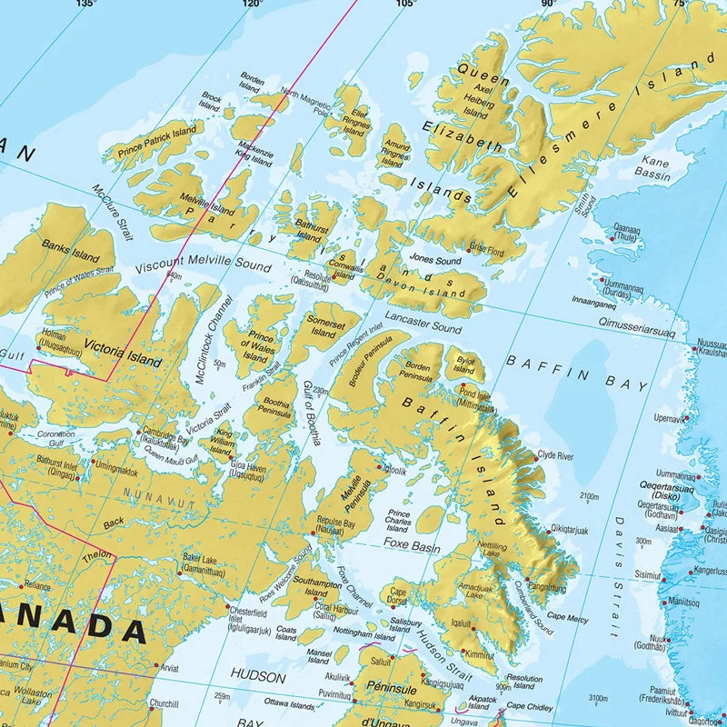 Vintage World Map Poster Prints