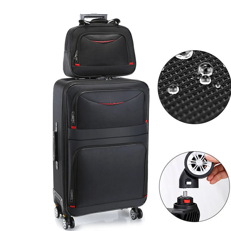 Large Capacity Travel Suitcase Trolley Bag