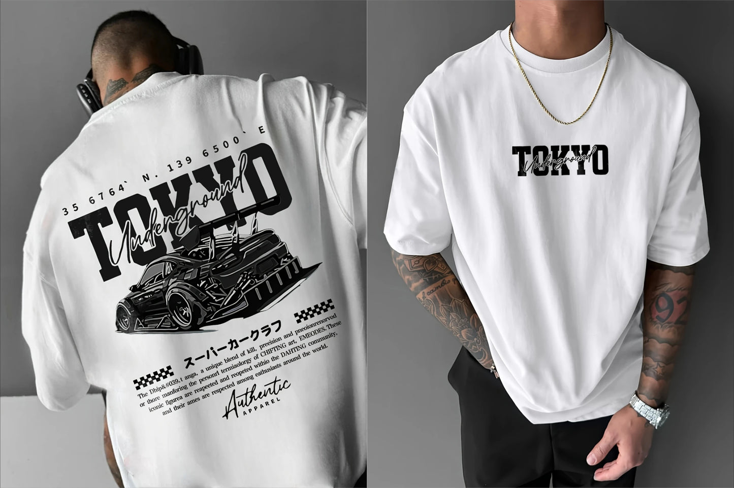Men’s Racing Car Graphic T-Shirt