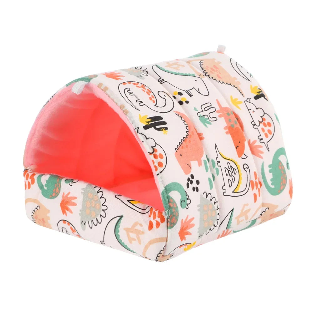 Winter Cartoon Animal Nest Bed
