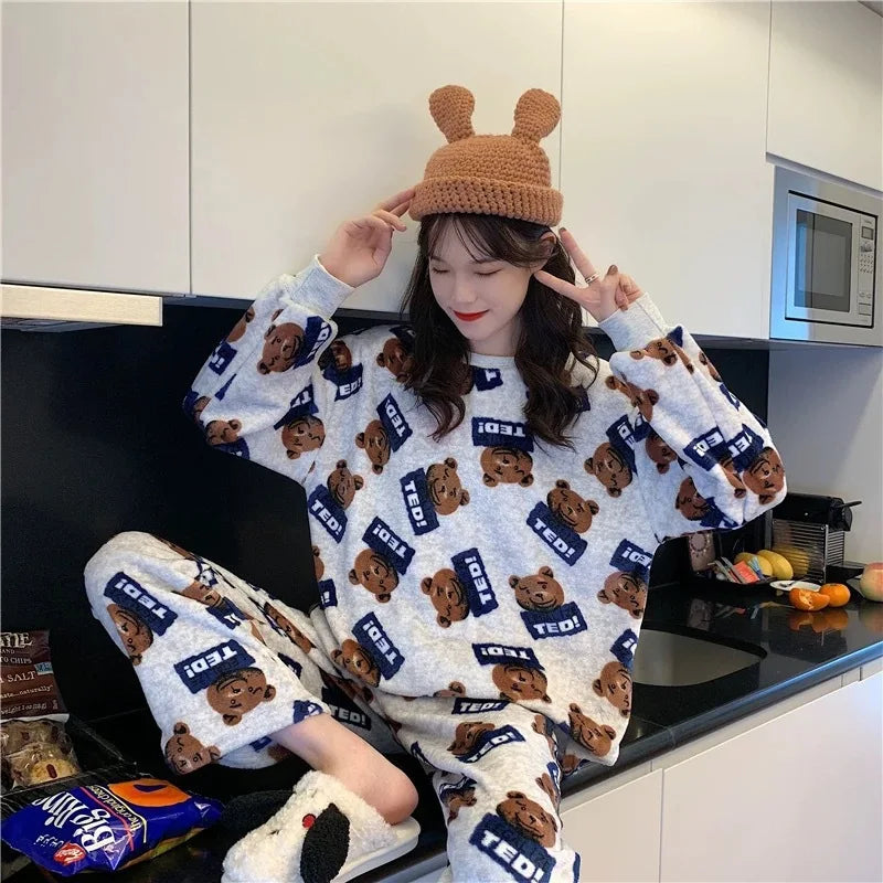 Winter Warm Pajama Set