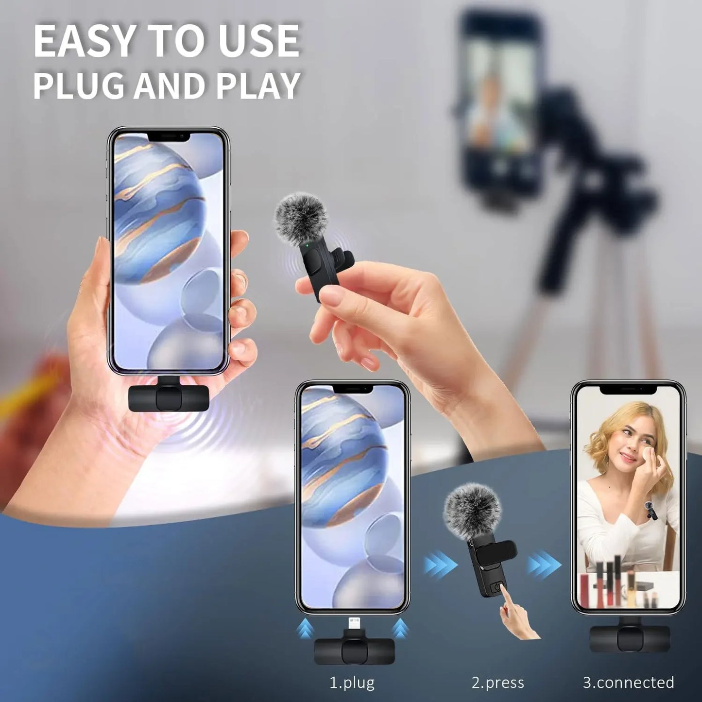 2.4G Wireless Lavalier Microphone