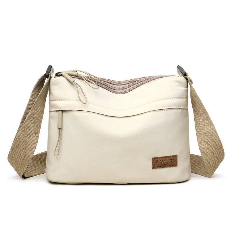 3 Main Pockets High Capacity Crossbody Shoulder Bag for Women