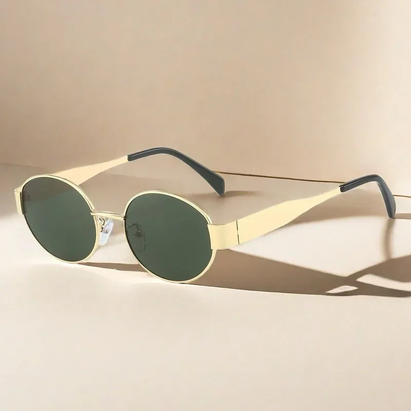 2025 Advanced Metal Oval Sunglasses