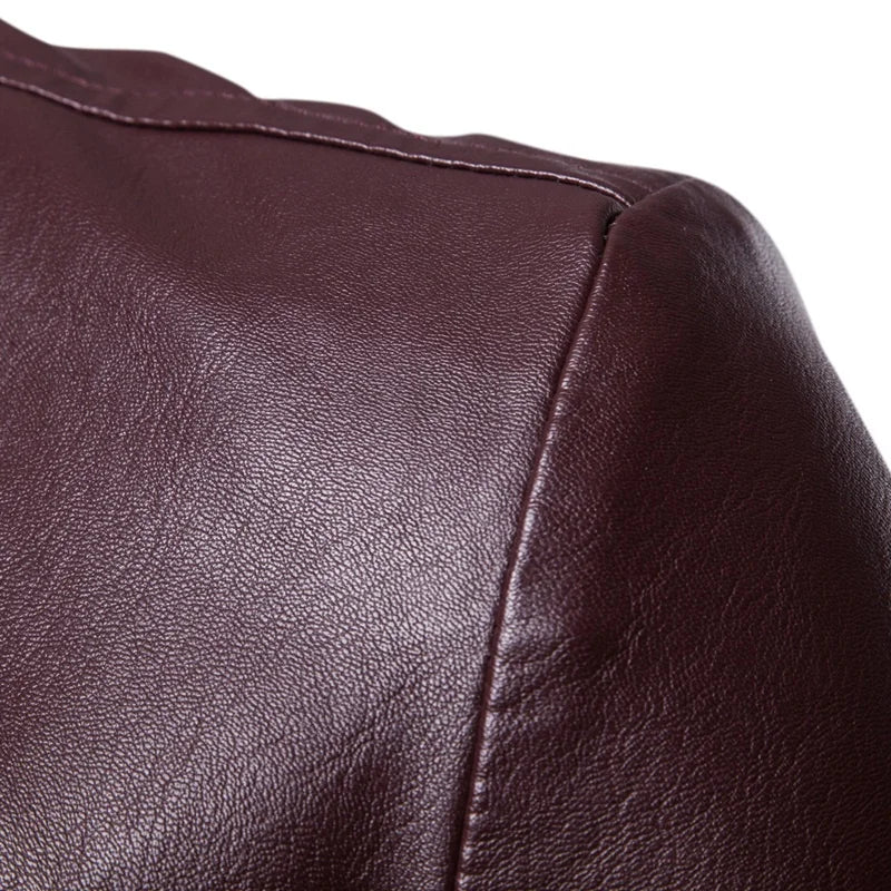 2025 Men’s Slim Fit Vintage Leather Jacket