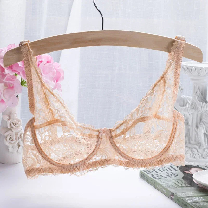 Women’s Sexy Lace Mesh Underwire Bra