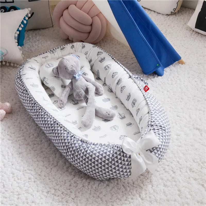 85×50cm Baby Nest Bed with Pillow