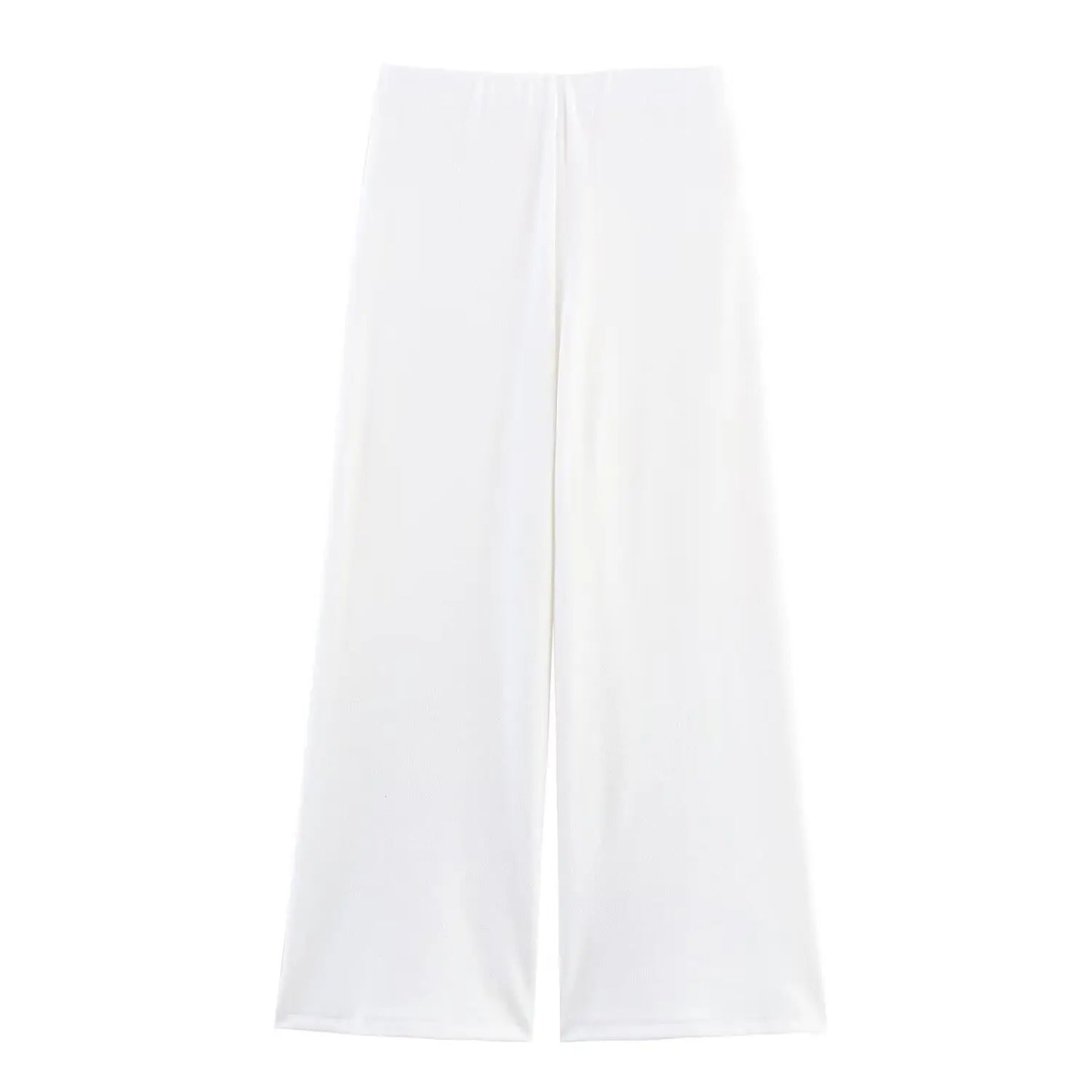 Summer New Women’s Two-Piece Set – Pin-Decorated Sleeveless Double-Breasted V-Neck Top & Mid-Waist Casual Pants