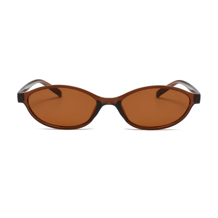Retro Oval Frame Sunglasses