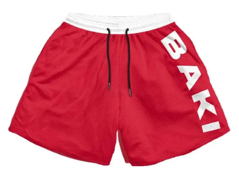 Anime 3D Print Mesh Shorts