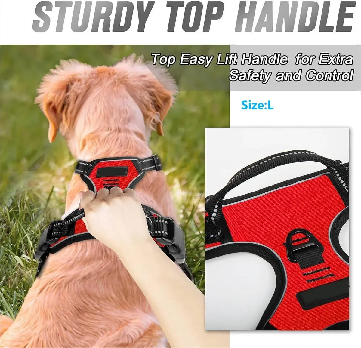Heavy-Duty No-Pull Dog Harness