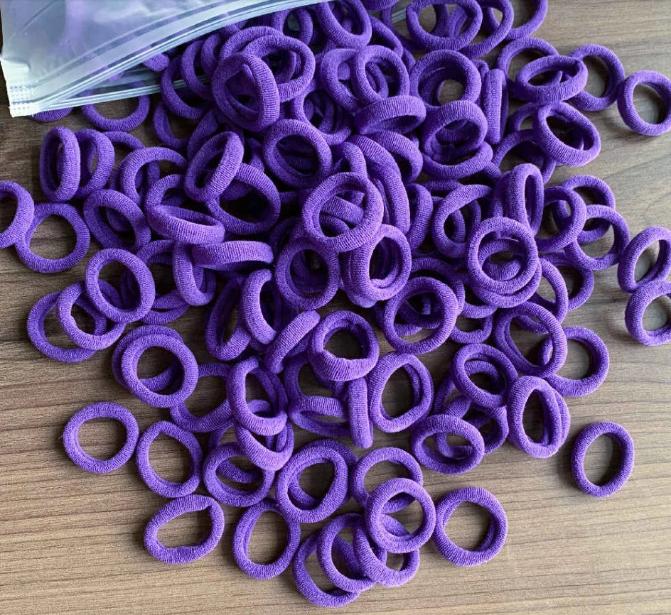 50/100PCS Colorful Nylon Hair Bands for Kids
