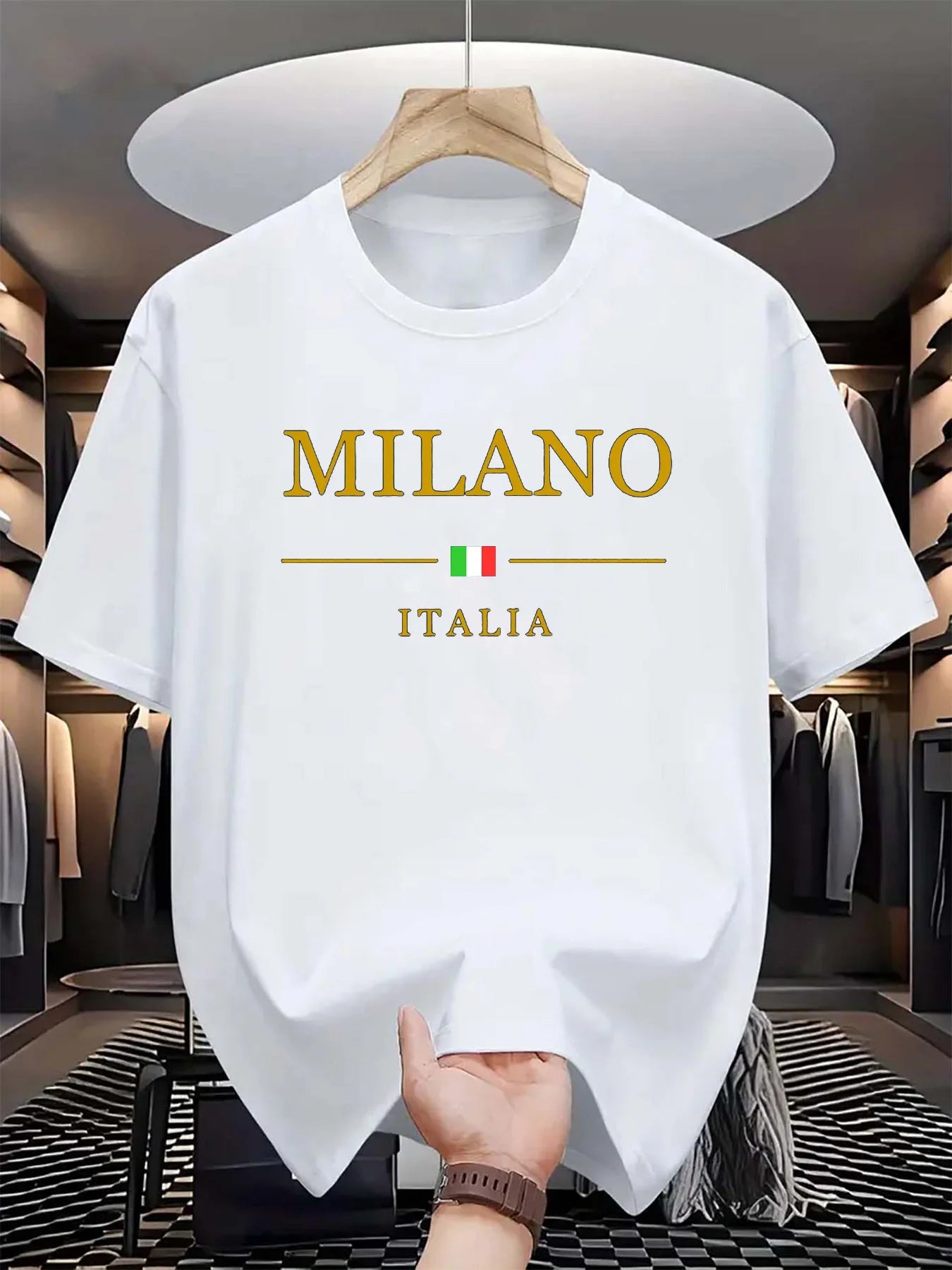 Men’s 100% Cotton Summer T-Shirt