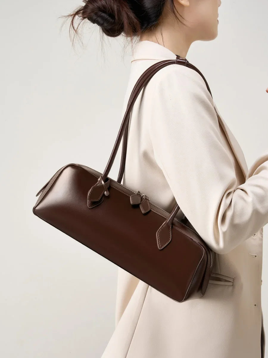 2025 New Genuine Leather Women’s Shoulder Bag