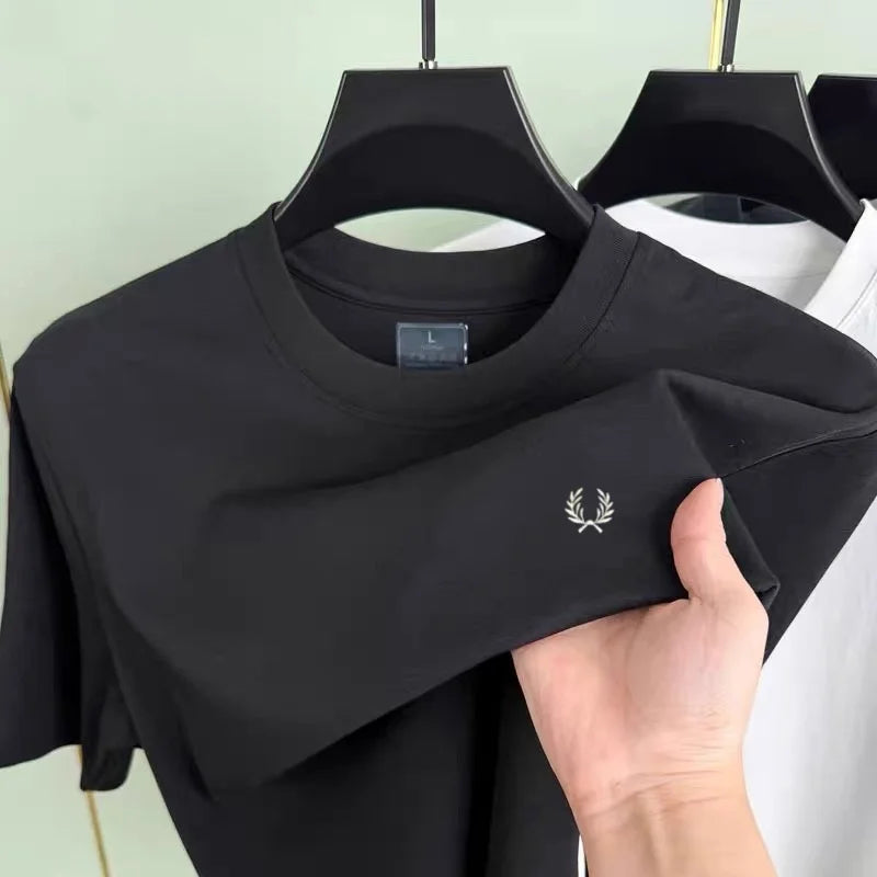 Luxury Cotton Men’s Seamless T-Shirt