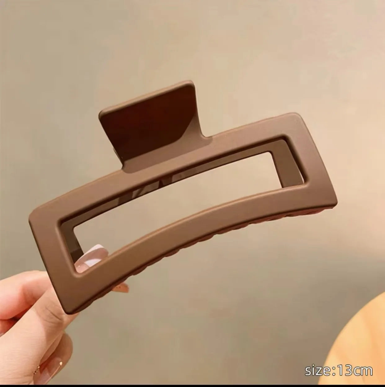 Korean Large Solid Hair Claw