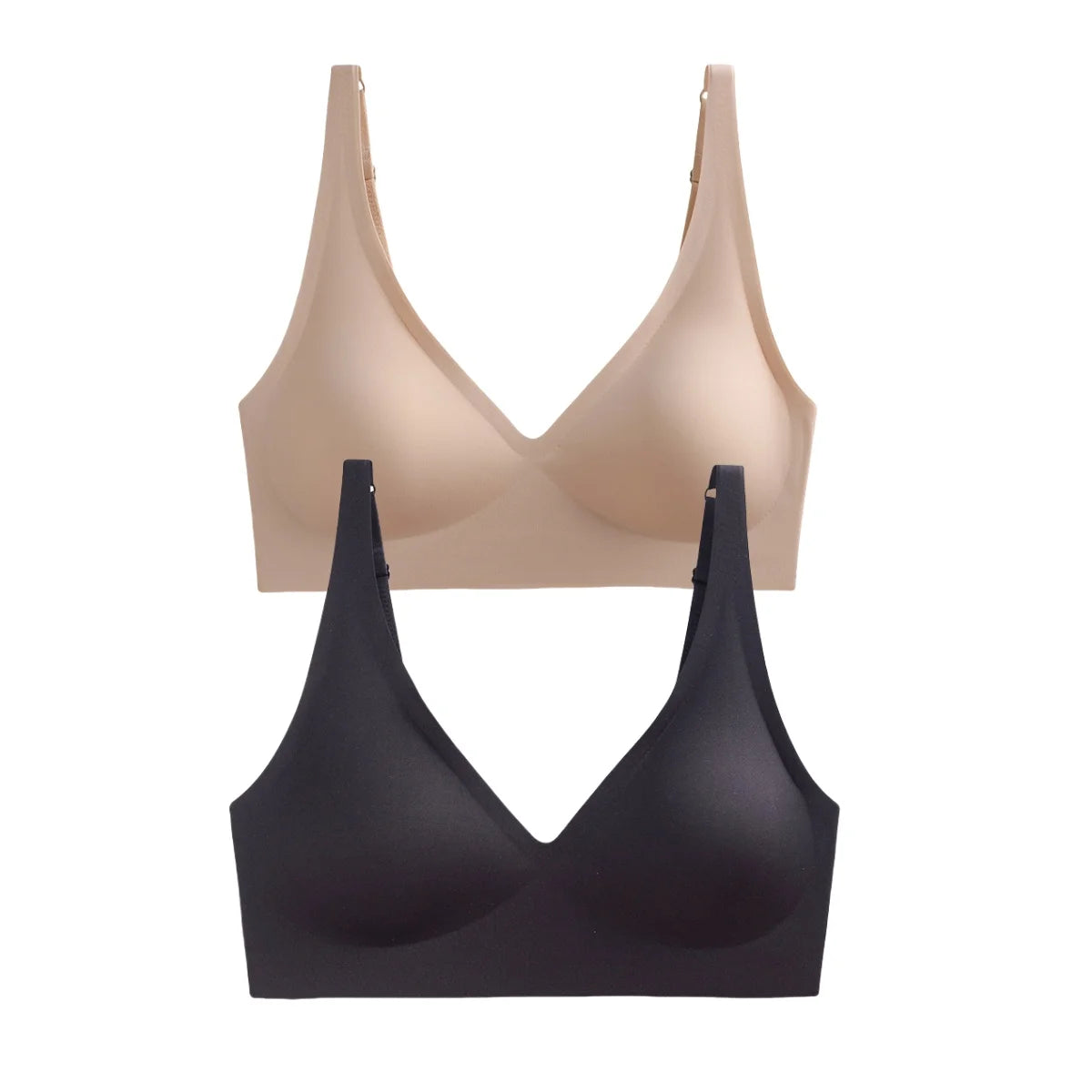 2Pcs/Set Seamless Wireless Bra