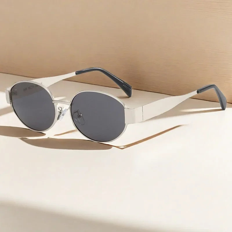 2025 Advanced Metal Oval Sunglasses